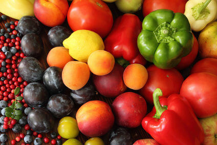 All-Natural Colors of Fruits and Vegetables are Linked to Health Properties
