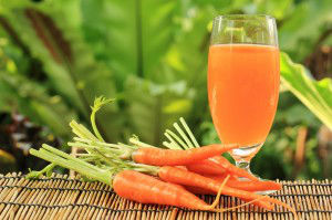 fresh carrot juice