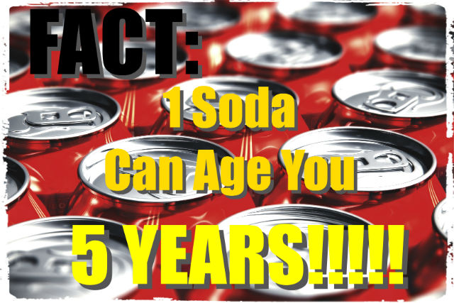 One Soda a Day Can Age You Five Years