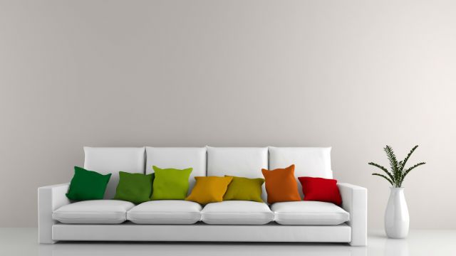 Minimalist sofa white