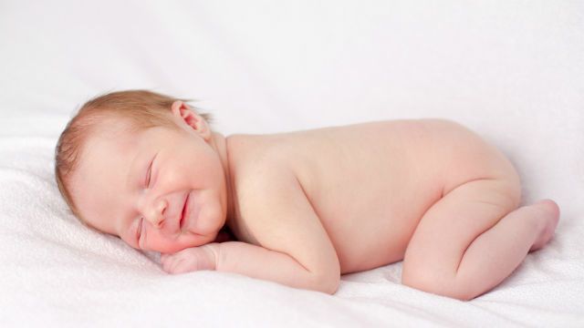 Little baby girl sleeping