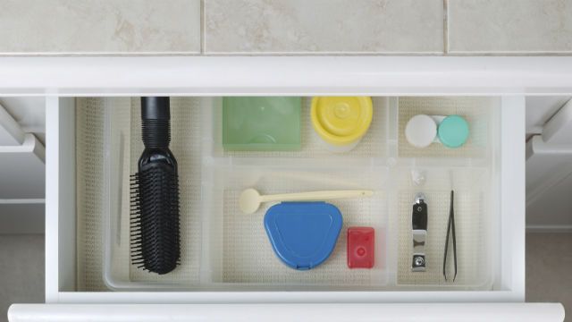 Organized Bathroom Drawer