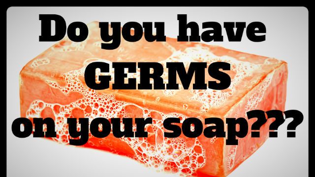 piece of soap and foam