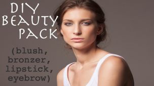 DIY Beauty Pack: Blush, Bronzer, Lipstick and Eyeshadow
