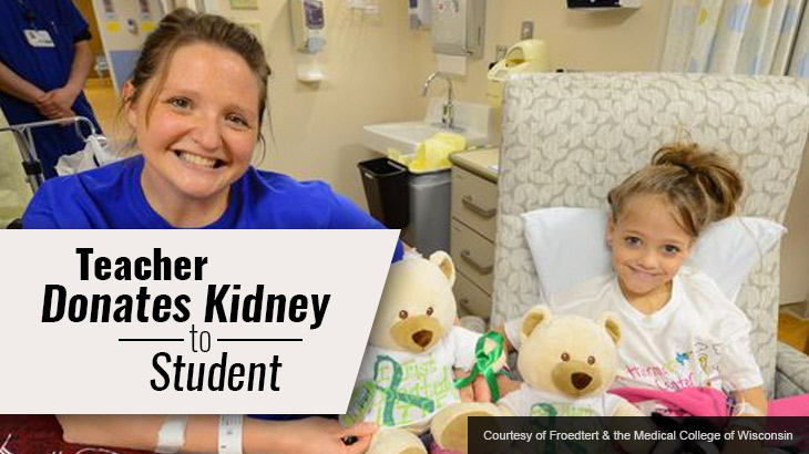 Linked for Life, Teacher Gives Kidney To Young Student