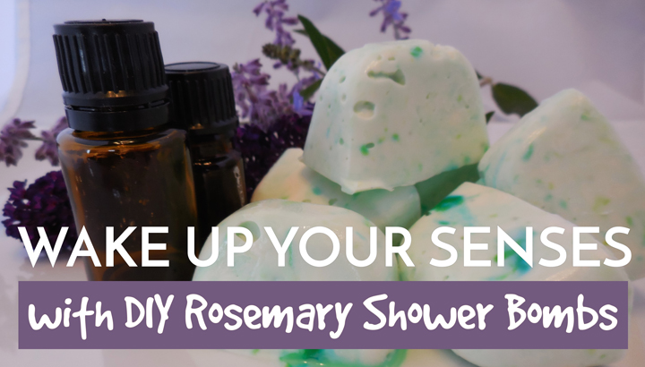 Wake Up Your Senses With DIY Rosemary Shower Bombs