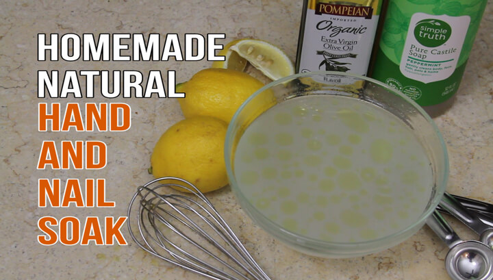 WATCH: Homemade Hand And Nail Soak