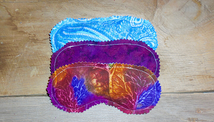 Relaxing Eye Pillows With Lavender Buds