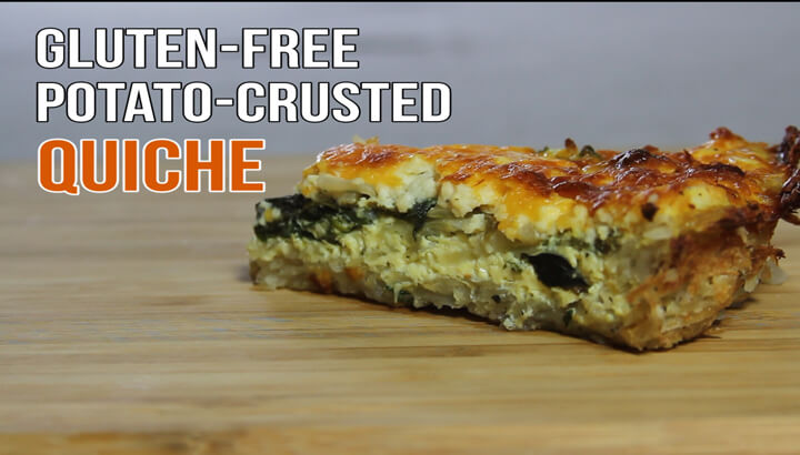 WATCH: Gluten-Free Potato-Crusted Quiche