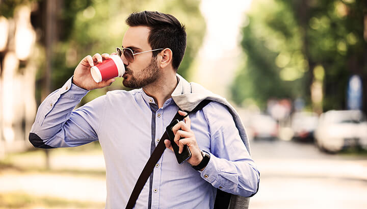 Urine odor from coffee