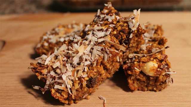 Pumpkin Oatmeal Bars 1