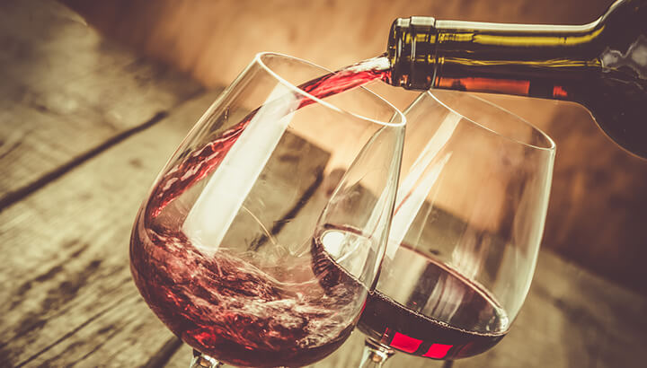 Thanksgiving red wine