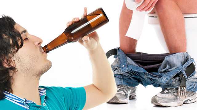 Reasons why alcohol makes you poop