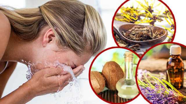 Only wash face once a day