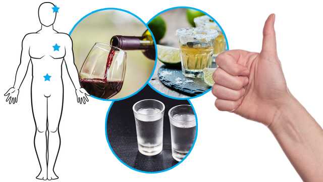 Healthiest alcoholic beverages