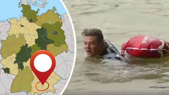 Man swims to work to avoid commute