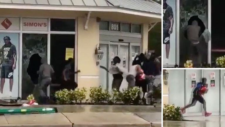 Shocking: Looters Caught on Camera STEALING During Hurricane Irma