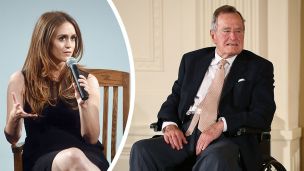 President George H.W. Bush Admits to Groping