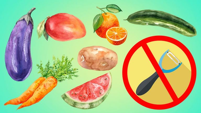7 Fruits And Veggies You Should NEVER Peel