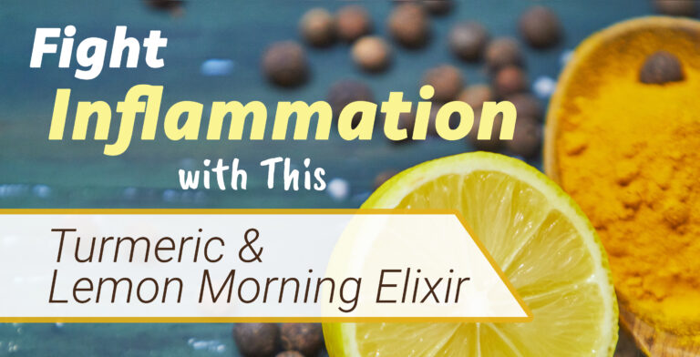 Fight Inflammation with This Turmeric and Lemon Morning Elixir