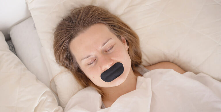 Why You Should Think Twice Before Taping Your Mouth Shut at Night